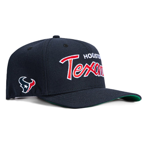 970 TEXANS SCRIPT NVY New Era