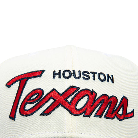 970 TEXANS SCRIPT 2T WHT/NVY New Era