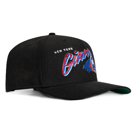 970 NY GIANTS VINT BRUSH BLK New Era