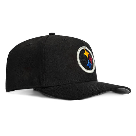 970 STEELERS BLKOUT BLK New Era