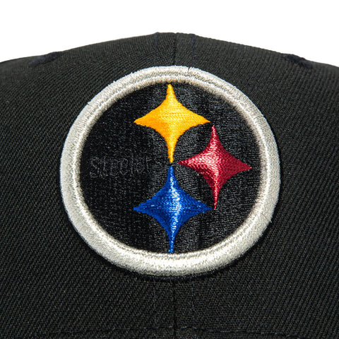 970 STEELERS BLKOUT BLK New Era