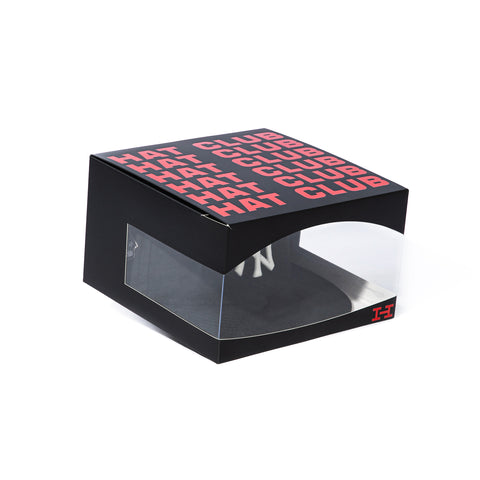Hat Club Repeat Display Box - Black, Red Hat Club