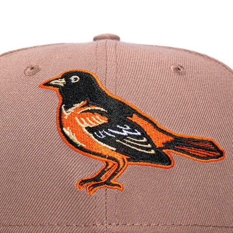 New Era 59Fifty Sakura Baltimore Orioles 1984 World Series Champions Patch Hat - Muave New Era