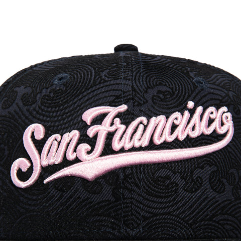 New Era 59Fifty Sakura San Francisco Giants 2007 All Star Game Patch Script Hat - Navy New Era