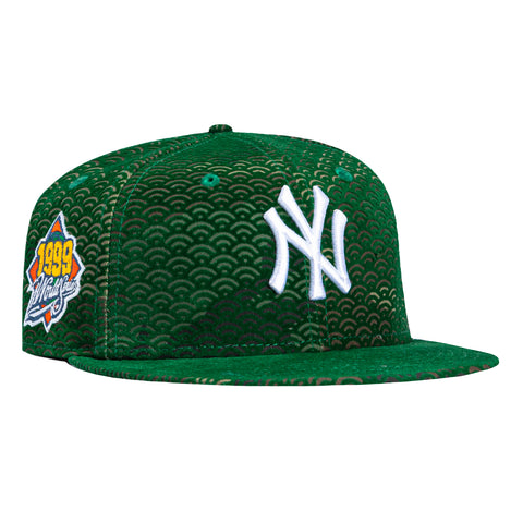 New Era 59Fifty Sakura New York Yankees 1999 World Series Patch Hat - Green New Era