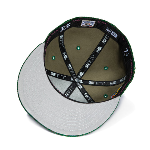 New Era 59Fifty Sakura New York Yankees 1999 World Series Patch Hat - Green New Era