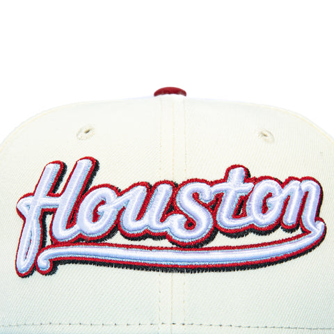 METALLIC 2TONE ASTROS 40TH SCRIPT WHT/LBL New Era