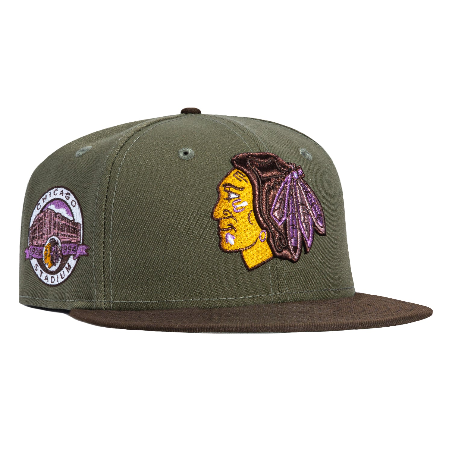 New Era 59Fifty Metallics Chicago Blackhawks Chicago Stadium Patch
