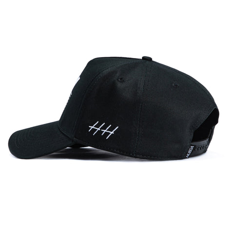 Huega House Legacy Snapback Hat - Black Huega House