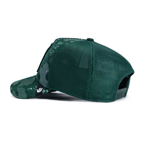 Goorin Bros Duck Camo Lucky Adjustable Snapback Corduroy Trucker Hat - Green Goorin Bros