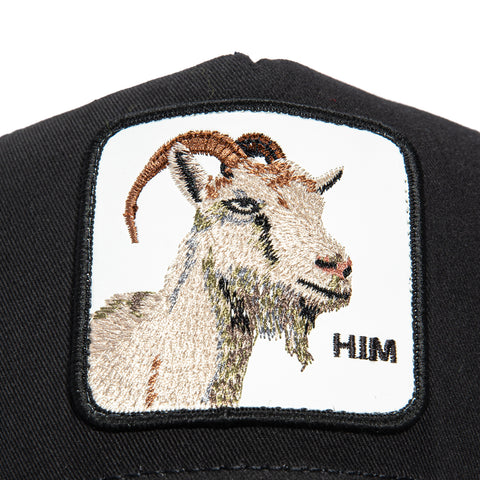 Goorin Bros Him Goat Adjustable Snapback Trucker Hat - Black Goorin Bros