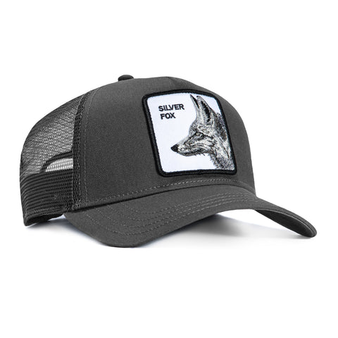Goorin Bros Silver Fox Adjustable Snapback Trucker Hat - Grey Goorin Bros