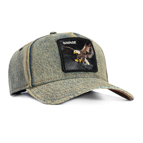 Goorin Bros Frequent Flyer Savage Adjustable Hat - Denim Goorin Bros