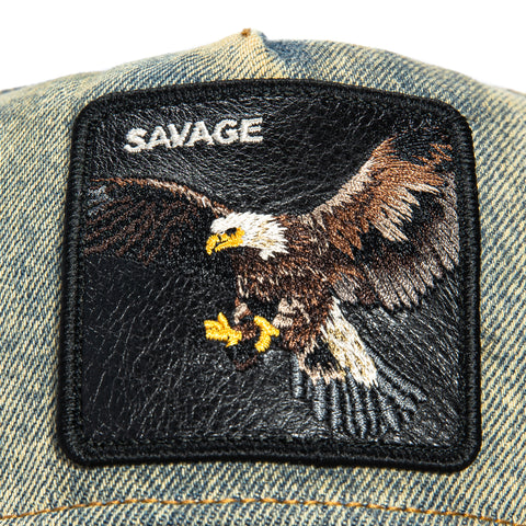 Goorin Bros Frequent Flyer Savage Adjustable Hat - Denim Goorin Bros