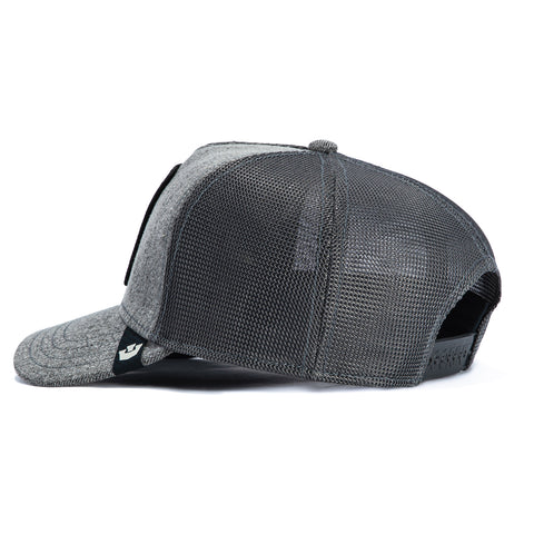 Goorin Bros Denim Savage Adjustable Snapback Trucker Hat - Grey Goorin Bros