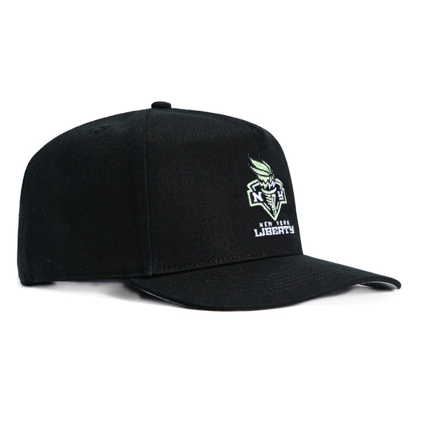 47 Brand New York Liberty Hitch Snapback Hat - Black – Hat Club