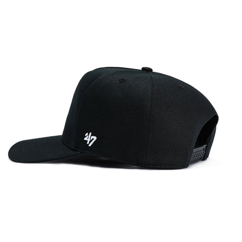 47 Brand New York Liberty Hitch Snapback Hat Black – Hat Club
