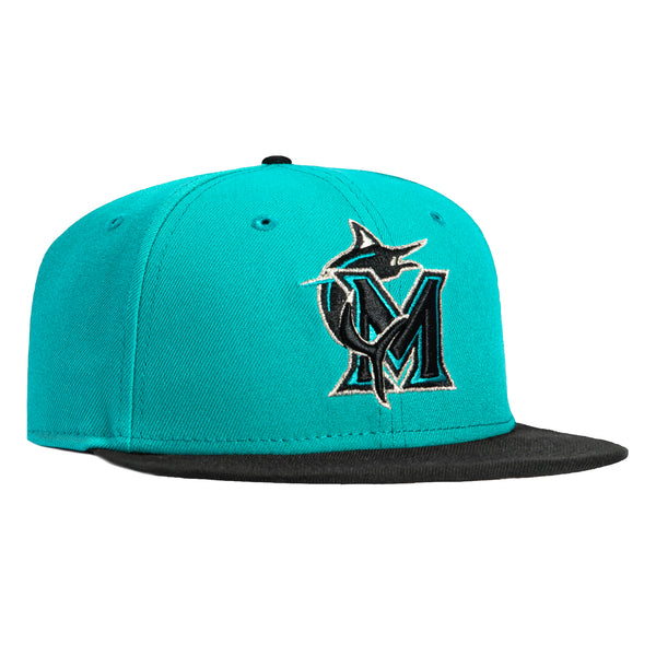 New Era 59Fifty Miami Marlins 2025 City Connect Hat - Teal, Black