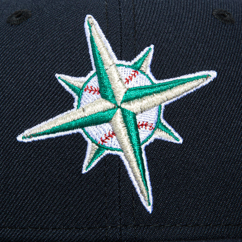 New Era 59Fifty Seattle Mariners Ichiro Hall of Fame Patch Turn Ahead the Clock Hat - Navy