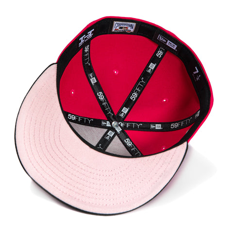 New Era 59Fifty Behind The Wheel Seattle Mariners 40th Anniversary Patch Pink UV Hat - Magenta, Black New Era