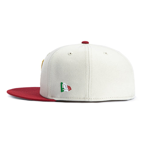 New Era 59Fifty Música Pack Mexico Rooster Hat - Stone, Brick