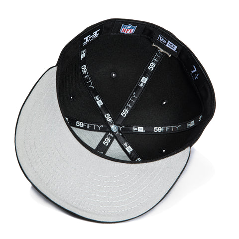 New Era 59Fifty Houston Texans 20th Anniversary Patch H Hat - Black, Purple, Metallic Silver