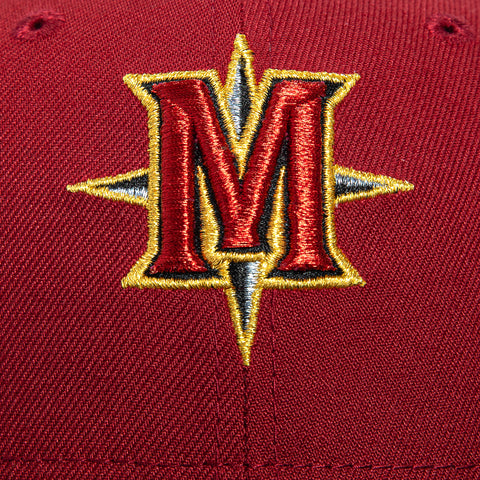 New Era 59Fifty Seattle Mariners 40th Anniversary Patch M Hat - Brick, Black New Era