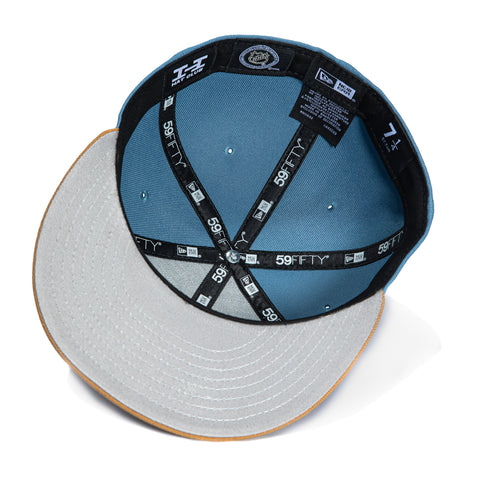 New Era 59Fifty Minnesota Wild 2014 All Star Game Patch Hat - Indigo, Khaki New Era