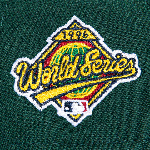 New Era 9Forty A-Frame New York Yankees 1996 World Series Patch Snapback Hat - Green, White
