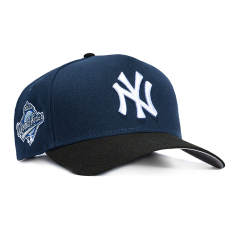 New Era 9Forty A-Frame New York Yankees 1996 World Series Patch Snapback Hat - Navy, Black New Era
