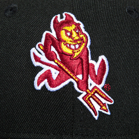 New Era 9Fifty Youth Arizona State Sun Devils Sparky Snapback Hat - Black New Era