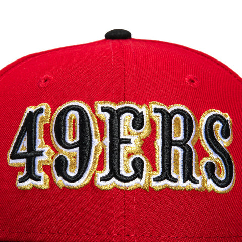 YTH 950 49ERS WORD 2T RED/BLK SN New Era