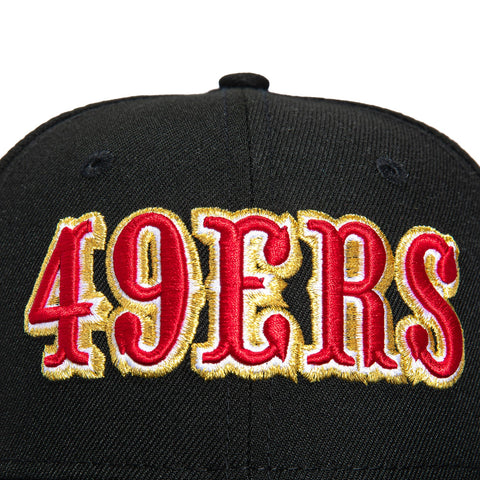 YTH 950 49ERS WORD BLK SN New Era