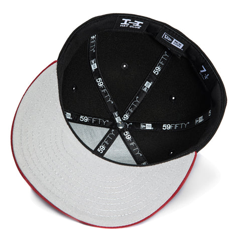 New Era 59Fifty USC Trojans State Hat - Black, Cardinal New Era