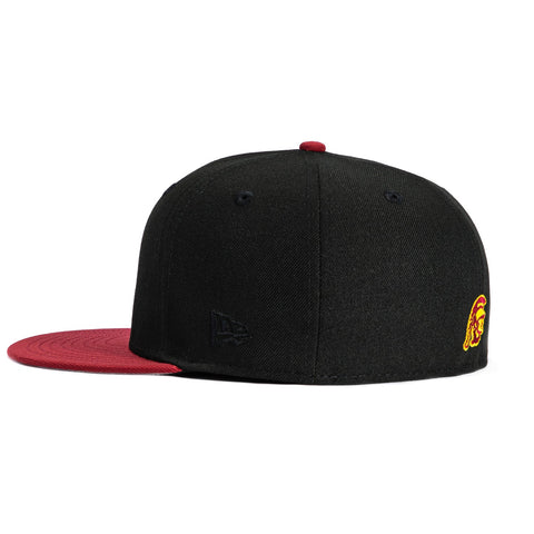 New Era 59Fifty USC Trojans State Hat - Black, Cardinal New Era