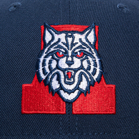 New Era 59Fifty Arizona Wildcats A Cat Hat - Navy New Era