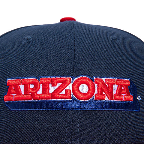New Era 59Fifty Arizona Wildcats Logo Patch Word Hat - Navy, Red New Era