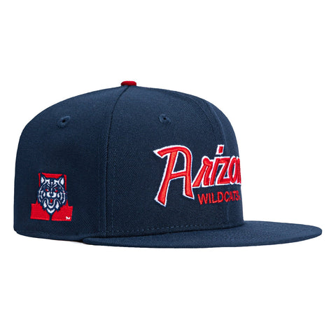 New Era 59Fifty Arizona Wildcats Logo Patch Script Hat - Navy New Era