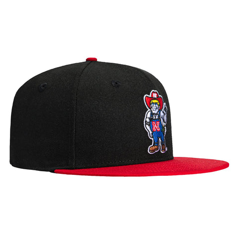 New Era 59Fifty Nebraska Cornhuskers Herbie Hat - Black, Red New Era