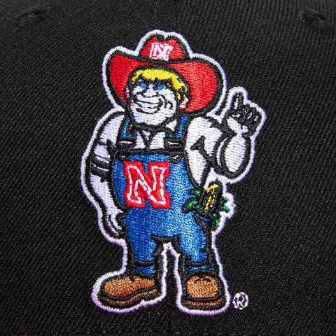 New Era 59Fifty Nebraska Cornhuskers Herbie Hat - Black, Red New Era