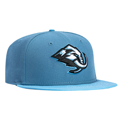 New Era 59Fifty Utah Mammoth Hat - Indigo, Light Blue New Era