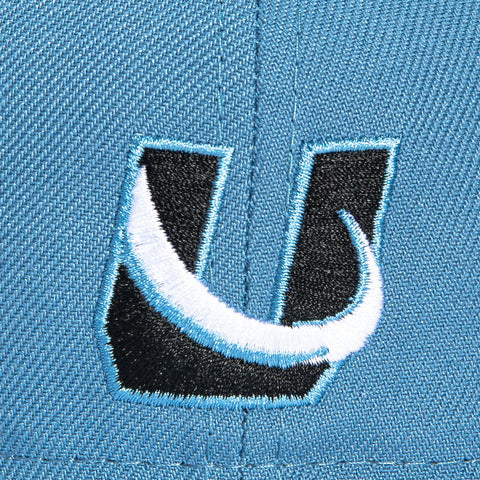 New Era 59Fifty Utah Mammoth Hat - Indigo, Light Blue New Era