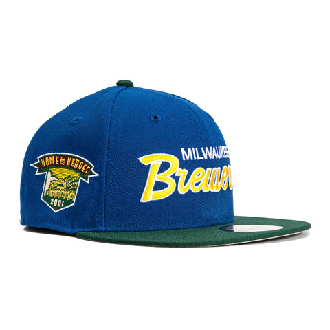 2TONE BREWERS HTH SCRIPT ROY/GRN New Era