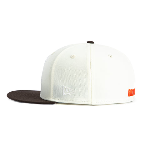 New Era 59Fifty Cleveland Browns Elf Hat - White, Brown New Era