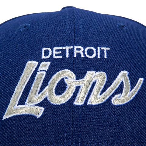 New Era 59Fifty Detroit Lions Script Hat - Royal New Era