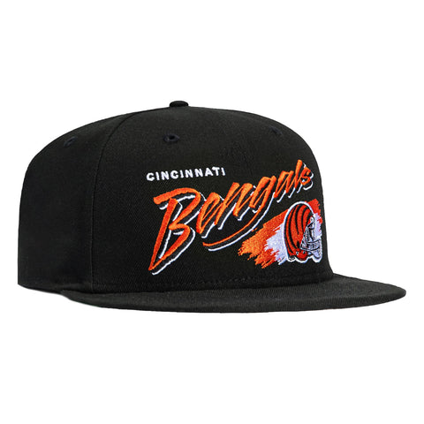 New Era 59Fifty Cincinnati Bengals Vintage Brush Hat - Black New Era