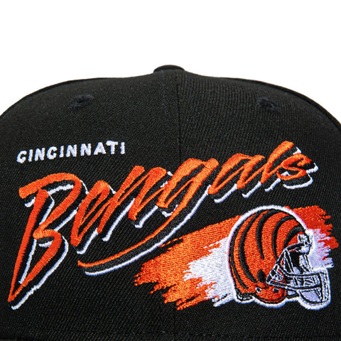 New Era 59Fifty Cincinnati Bengals Vintage Brush Hat - Black New Era