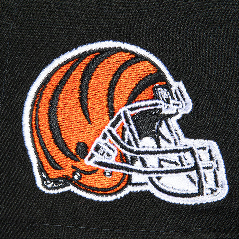 New Era 59Fifty Cincinnati Bengals Logo Patch Script Hat - Black New Era