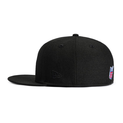 New Era 59Fifty New York Jets Word Hat - Black, White New Era