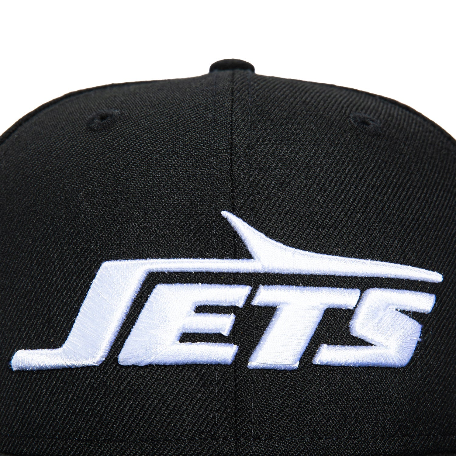 New Era 59Fifty New York Jets Word Hat - Black, White – Hat Club